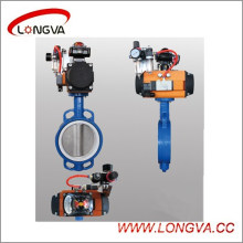 Wafer Type Butterfly Valve with Pneumatic Actuator